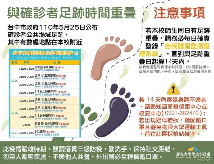 <生輔5/25防疫公告>須謹慎不須緊張~戴好口罩勤洗手圖片